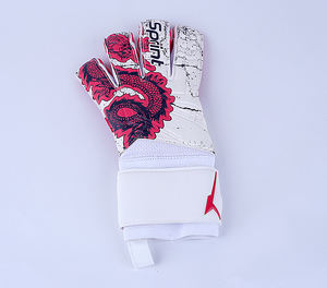 Nouveaux Gants de Gardien de But Blancs Personnalisés 2025, Paume en Latex 4mm, Gants d'Entraînement de Football en Plein Air - Product Image 4