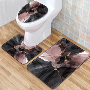 Custom Printed Bath <b>Mat</b> <b>Bathroom</b> Rug <b>Set</b> for <b>Bathroom</b> Non-Slip Shower Curtain Bath <b>Mat</b> - Product Image 2