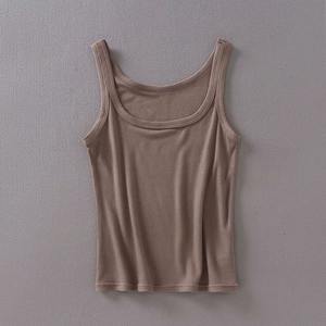 Top de Tirantes con Encaje para Mujer, Agrega un Detalle Delicado a los Armarios Básicos, Hecho de Tela Jersey Suave y Fluida - Product Image 3