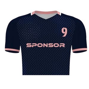 Conjuntos de Camisetas de Fútbol con Números y Nombre de Equipo Personalizados con Impresión por Sublimación, 100% Poliéster, Secado Rápido, Transpirable, Ecológico, Unisex - Product Image 4