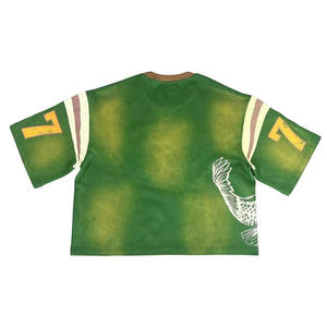 Stock Hommes Au-dessus De La Taille T-shirts Nouveau Design Confortable Adulte Mode Porter Service OEM Dernier Style Coton Baggy Chemises par - Product Image 2