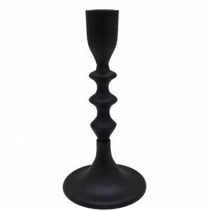 Bougeoir unique en aluminium plaqué rouille pour décoration de maison - Product Image 3