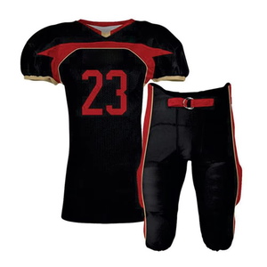 Uniformes de football américain personnalisables, respirants et à séchage rapide, fabriqués en tissu 100% polyester, design de maillot sublimé vierge pour équipe - Product Image 4