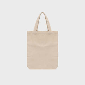 Bolsa de algodón natural con diseño redondo en la parte inferior, ecológica y elegante, la mejor bolsa de algodón para el uso diario, con logo impreso. - Product Image 1