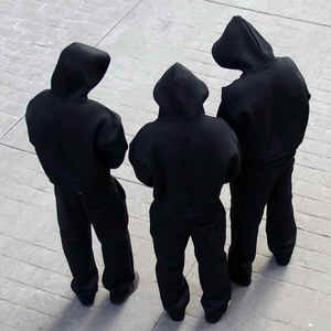 Sudaderas con Logotipo Personalizado, Color Personalizado, Peso Pesado, para Hombre, 100% Algodón, Felpa, Corte Regular, de Lujo, Lisas, Teñidas, con Bolsillo, para Invierno - Product Image 3