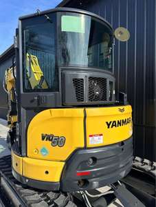 LIVRAISON GRATUITE Mini-excavatrice YANMAR ViO50-6A 40 CV Climatisation/Chauffage/Radio intégrés Godet 12, 24, 32 pouces Homologué EPA CE Pouce hydraulique PLC - Product Image 4