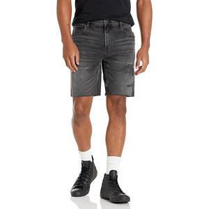 Shorts en jean pour homme, taille mi-haute, respirants, confortables, grande taille, anti-plis, 'Hot Shorts' tricotés, OEM High Street - Product Image 1