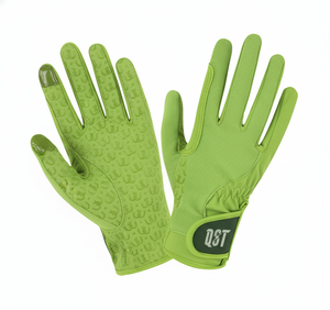 Customized Summer Horse Riding <b>Gloves</b> Equestrian Anti-Slip Full Finger Breathable <b>Touchscreen</b> <b>Gloves</b> Hook Loop Closure Unisex - Product Image 1