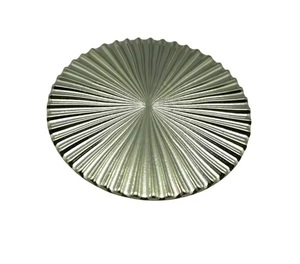 Amazing Design Square Shape Metal With Aluminum Coaster <b>Table</b> Ware Tea Coffee <b>Wine</b> Coaster Best Selling - Product Image 3