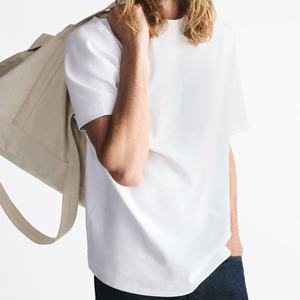 Venta al por mayor de gran tamaño camiseta superior de peso pesado liso de alta calidad 100 algodón Impresión digital camiseta para hombres ropa de calle camisas - Product Image 5