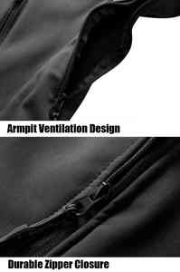 Veste Softshell de sport d'hiver 2025 personnalisée, chaude et tendance, avec col montant et logo frontal, écologique pour la randonnée hivernale - Product Image 5