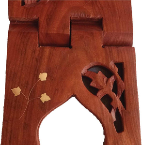 Beau support de coran en bois dur fait à la main-Support Rehal pour livres saints religieux-Repose-livre pliable par tradebit - Product Image 6