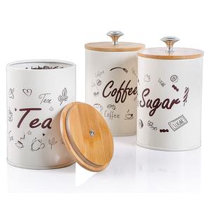 Wholesale Bulk Iron Canister Used For Home Kitchenware Tabletop <b>Food</b> <b>Storage</b> Box With New Quality Hand Crafted - Product Image 1