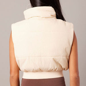 Wholesales Unisex Winter Sleeveless Puffer Jacket for Men and Women Custom Logo Puffer Uniform Vest <b>Waistcoat</b> - Product Image 5