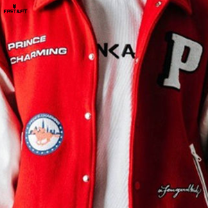 Blouson Bomber Unisexe Hiver Personnalisé Haute Qualité Style Universitaire Tissu Toile Logo Avant Coupe-Vent 100% Coton Doublure Coton - Product Image 6