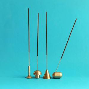 ที่ใส่ธูปทรงกลมทำจากโลหะสีทองหรูหรามีสไตล์การตกแต่งที่ทันสมัยสง่างามเครื่องหอมแบบแท่งกลมอุปกรณ์เสริมสำหรับโต๊ะอาหารทำด้วยมือ - Product Image 3