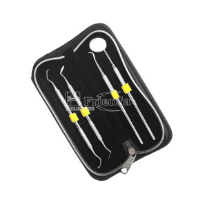 Sharp Acier Inoxydable Sourcils Plumer Épilation Incarné Beauté 4 Pince À Épiler Kit CE Fabricants en Allemand de haute qualité - Product Image 3