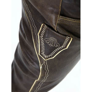 Pantalon en cuir pour hommes, meilleure qualité, nouveau, 2022, short en cuir, bas de genou, Oktoberfest, vente en gros - Product Image 3