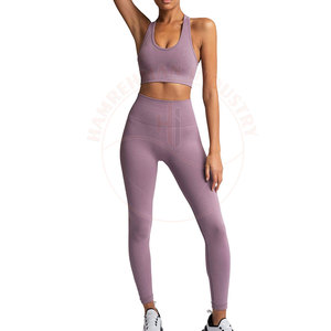 Conjunto de yoga para mujer de la colección 2024 de estilo único y altamente moderno más vendido al mejor precio al por mayor - Product Image 1