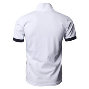 100% coton T-Shirt pour hommes coupe ample imprimé couleur unie tricoté chemise de Golf séchage rapide brodé ODM évacuation de l'humidité - Product Image 2