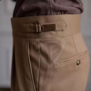 Pantalones formales para hombre de alta calidad Estilo de oficina Ajuste clásico Material suave Servicio directo de fábrica OEM - Product Image 6