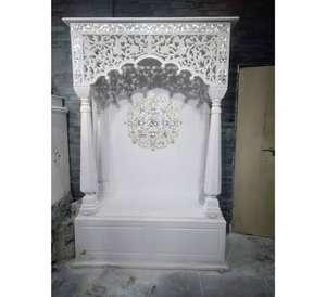 ไม้วัดหินอ่อนสีขาวทำมือรูปพระวิหารพูจาแมนเดอร์ทันสมัยติดผนังในร่มติดผนังป้องกันการกัดกร่อนทนทานปรับแต่งขนาดได้1ปี - Product Image 1