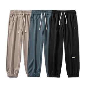 กางเกงวอร์มลำลองสำหรับผู้ชายกางเกงแฟชั่นทรงหลวมเอวยางยืดระบายอากาศเป็นมิตรกับสิ่งแวดล้อม - Product Image 5