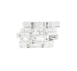 Ronds de serviette en acrylique forme carrée bureau décoration de table articles de décoration pour la maison emballage cadeau chaud top vente - Product Image 1