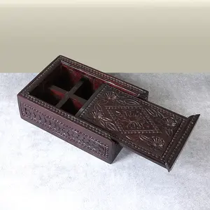 กล่องเก็บเครื่องเทศทำจากไม้เคลือบเคลือบหรูหราคุณภาพระดับพรีเมียมกล่องเก็บเครื่องเทศ - Product Image 5