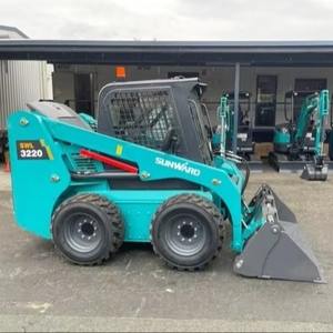 Machines à haut rendement 2024 Mini Skid Steer SUNWARD SWL3220 et SWL4358 chargeuse compacte à roues meilleur prix - Product Image 1