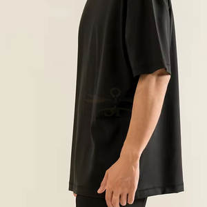 Camisetas de gran tamaño lisas personalizadas para hombres, camisetas transpirables de gran tamaño para hombres, ropa cómoda, camisetas de gran tamaño - Product Image 6