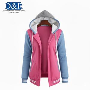 Chaqueta Bomber de Mujer Personalizada con Precio Directo de Fábrica, de Spandex/Algodón, con Cuello Alto, Tejido Resistente y Cálido para Otoño/Invierno - Product Image 3