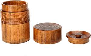 Tubes de crémation en bois Petites urnes pour cendres humaines pour animaux de compagnie Urne de crémation Tube de diffusion de cendres Mini tube d'urne funéraire biodégradable - Product Image 4