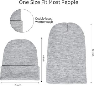 หมวกบีนนี่ระบายอากาศได้ดีใส่ได้ทั้งชายและหญิงหมวกบีนนี่ขนาดพอดีกับคนส่วนใหญ่หมวกถักแบบเรียบให้ความรู้สึกนุ่ม - Product Image 5