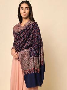 Professional Manufacturer High Quality Embroidered <b>Wool</b> <b>Shawl</b> For Women Top Quality Fabric Soft Women <b>Shawl</b> In Bulk Quantity - Product Image 3