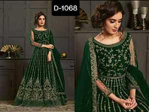 Ropa étnica india algodón pakistaní Salwar Kameez Anarkali vestido Anarkali trajes para mujeres indio boda funciones desgaste - Product Image 4