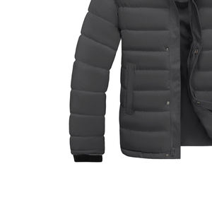 Veste à bulles légère pour hommes avec capuche détachable Veste d'hiver à col montant de haute qualité design à la mode/nouveauté - Product Image 4