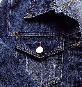 Veste en jean sans col pour homme sur mesure OEM, multi-poches, effet délavé, veste cargo en coton surdimensionnée, look délavé d'hiver - Product Image 6