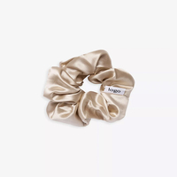 Chouchous en Soie de Mûrier 100% Personnalisés 22 mm, Accessoires et Élastiques à Cheveux en Soie Avec Boîte