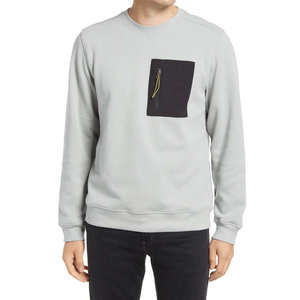 Premium Oversized Men Pullover <b>Sweatshirt</b> 100% Cotton <b>Fleece</b> Men Crew Neck Fashionable Men <b>Sweatshirts</b> - Product Image 1