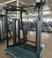 Machine de musculation dorsale à traction haute réglable BN Factory Direct Supply Independent Row avec coussin réglable pour centres de rééducation et salles de sport