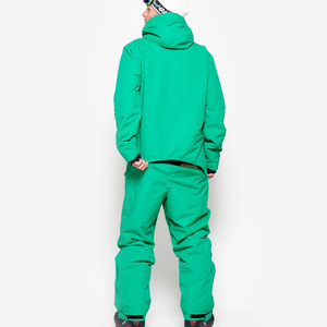 Traje de esquí personalizado de primera calidad para hombre, cuello con capucha, pantalones aislantes impermeables a prueba de viento para snowboard, deportes de invierno, características cálidas - Product Image 5