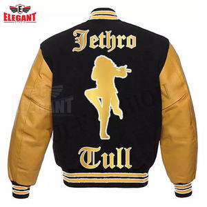 Veste Letterman au design personnalisé Veste de baseball respirante pour hommes Veste de baseball de haute qualité style universitaire en cuir à manches élégantes pour le sport - Product Image 5