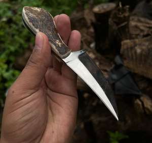 Hot Seller Customized Handmade Top Quality OEM Customized High Carbon <b>Steel</b> Hunting Knife Stag Handle Skinner knives 4 Inches - Product Image 5