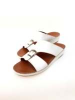 Sandal Kulit untuk Pria Sandal Arab Sandal Arab Sepatu Arab Buatan Tangan Musim Panas Asli Kualitas Tinggi