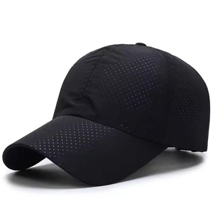 Gorra de béisbol de malla completa transpirable Unisex con logotipo personalizado, gorra para correr de secado rápido, gorra de refrigeración ligera para deportes acuáticos - Product Image 2