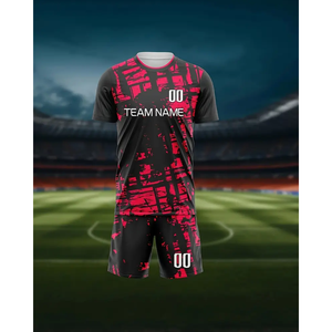 เสื้อฟุตบอลอเมริกันคุณภาพสูงสั่งทำพิเศษ พิมพ์ลายดิจิทัล ระบายอากาศได้ดี ซับเหงื่อ แห้งเร็ว เสื้อทีมครอปท็อปพรีเมียม - Product Image 1