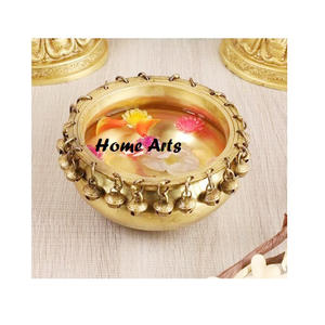 Urli de Metal Dorado Pulido, Tamaño y Forma Personalizados, Florero Urli para Decoración de Bodas, Urli al Mejor Precio en India - Product Image 2