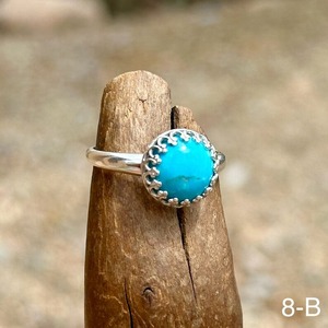 แหวนเทอร์ควอยซ์10มม. แหวนคิงแมนอัญมณีสีฟ้า925เครื่องประดับเงินสเตอร์ลิงทำด้วยมือแหวนชั้นดีของขวัญวันเกิดสำหรับผู้หญิงและเพื่อน - Product Image 4