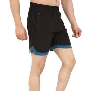 Short de jogging de compression athlétique une pièce personnalisé pour hommes à prix bas vente en gros de shorts de course double couche été - Product Image 4